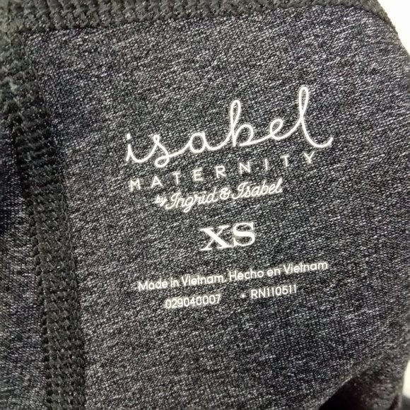 Isabel Maternity Crossover Panel Capri Leggings XS - Picture 9 of 10